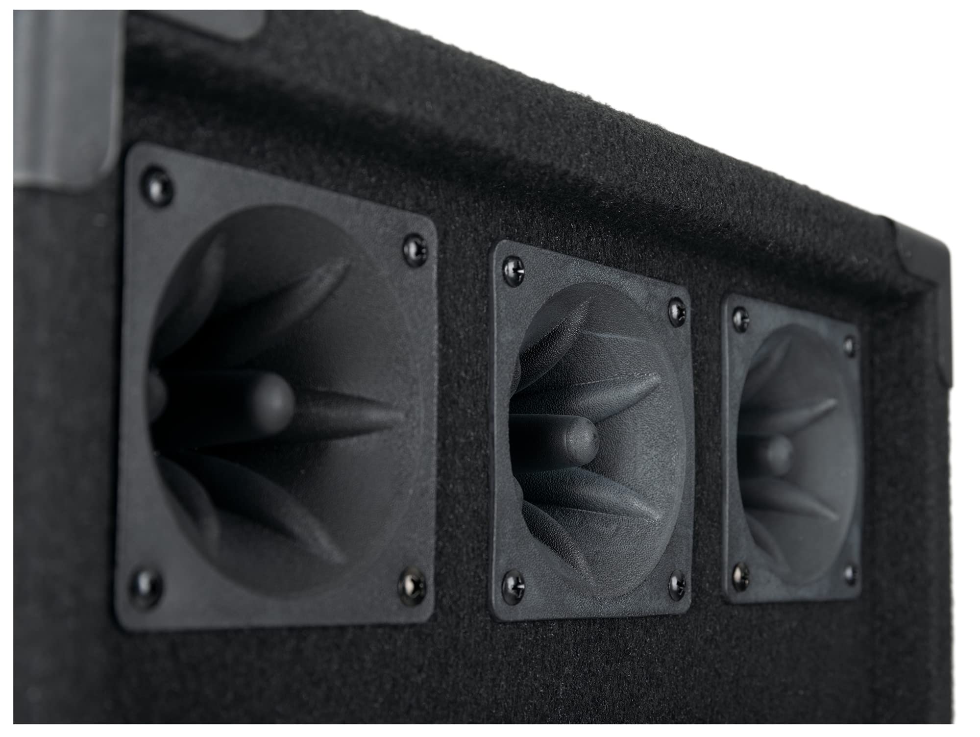 McGrey DJ Karaoke Komplettset PA Anlage Party-2000 (Lautsprecher, 2 x 600 Watt, Bluetooth-Endstufe, Verstärker, Lautsprecherkabel, Kopfhörer, Mikrofon, Klemme, Reduziergewinde, Etui, Mikrofonkabel)