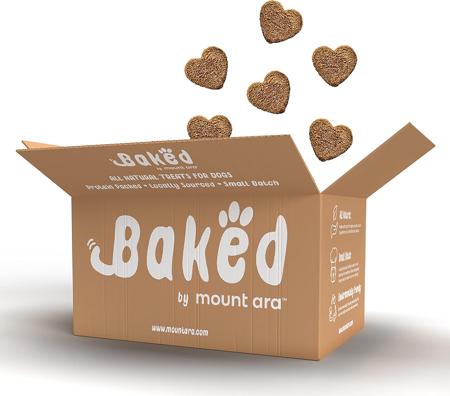 Baked by Mount Ara Human Grade All Natural Dog Biscuits 10