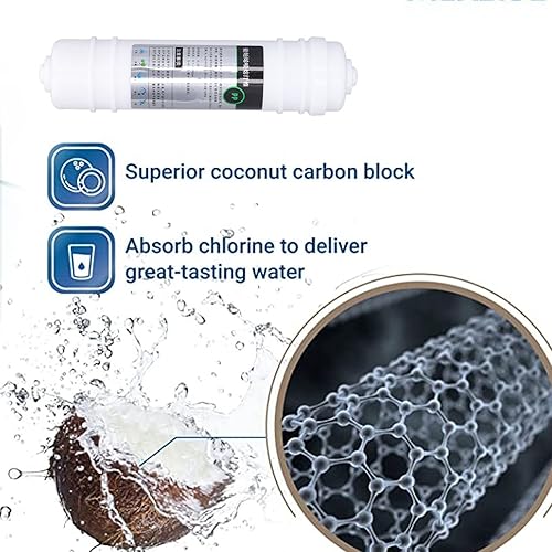 Miniatura 2 de 2 unids filtro purificador de agua 10 pulgadas PP algodón conexión rápida purificador de agua universal filtro de reemplazo para eliminar materia