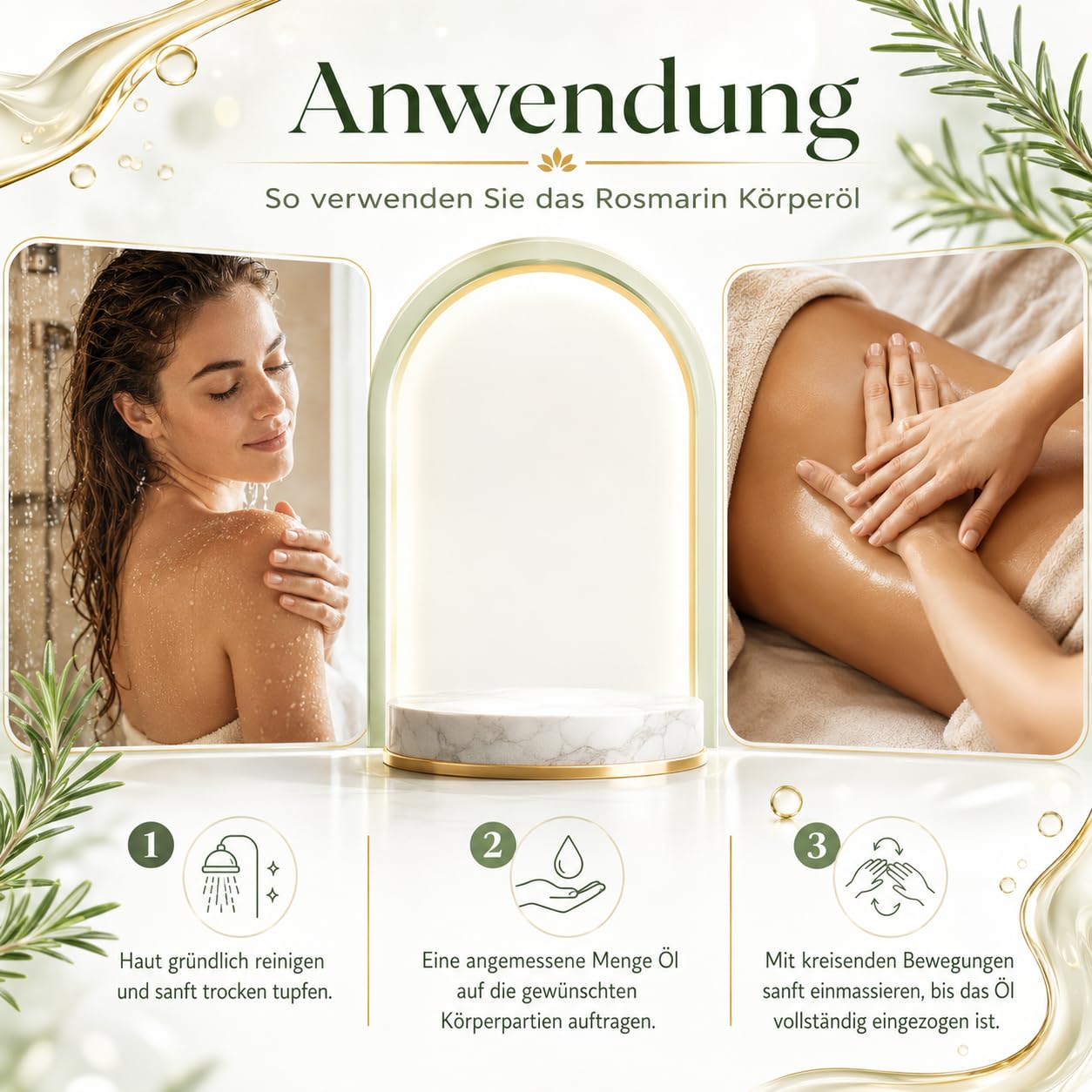 Divinova Kollagen Körperöl zur Hautstraffung Feuchtigkeitspflege Öl für Narben Falten Dehnungsstreifen Bauch Arme Beine und Massage (Weiß,25 ml (4er Pack))