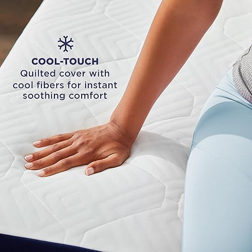 Miniatura 5 de Sleep Innovations Hudson Hybrid - Colchón de espuma viscoelástica de gel refrescante de 10 pulgadas y resortes interiores con funda acolchada al