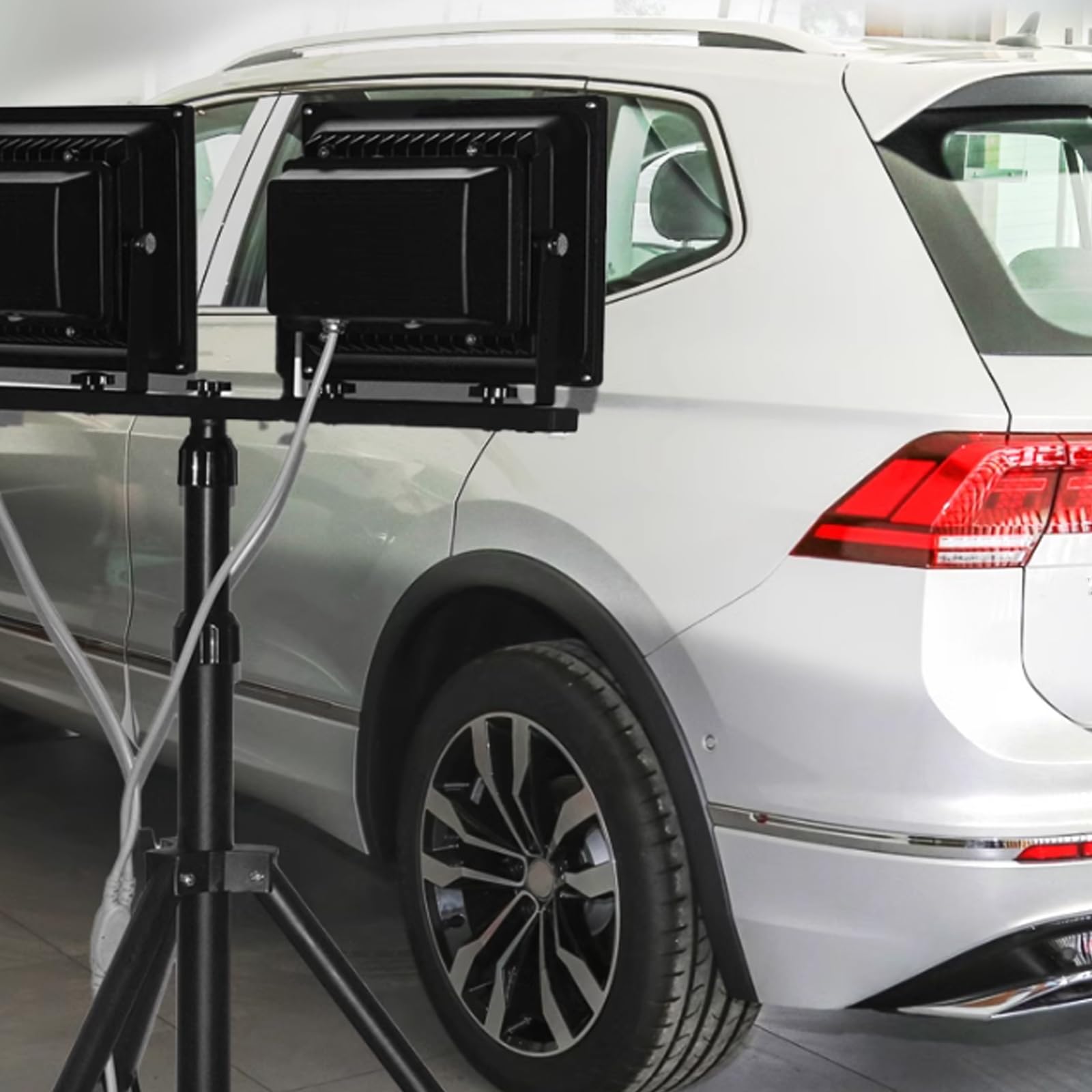 Narzędzia Do Detailingu Samochodowego 50W Światło Inspekcyjne Lampa Do Wykończenia Lakieru Samochodowego Żółte/Białe światło Wielofunkcyjne światła Robocze Do Napraw Samochodowy(Color:Żółty)