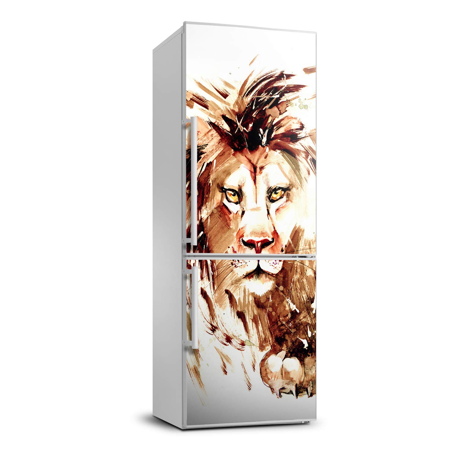 Película autoadhesiva premium de león 60x180 cm para cubrir electrodomésticos