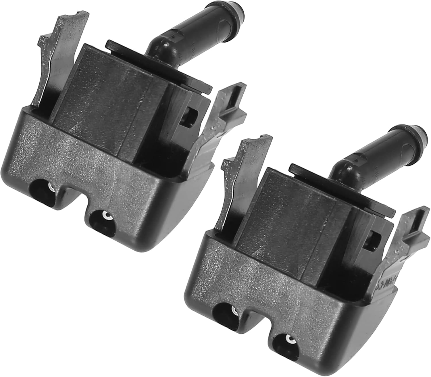 X AUTOHAUX Pair Car Windshield Washer Nozzles Spray Jet for BMW 3' E46 Left Right 61668374367 61668374368