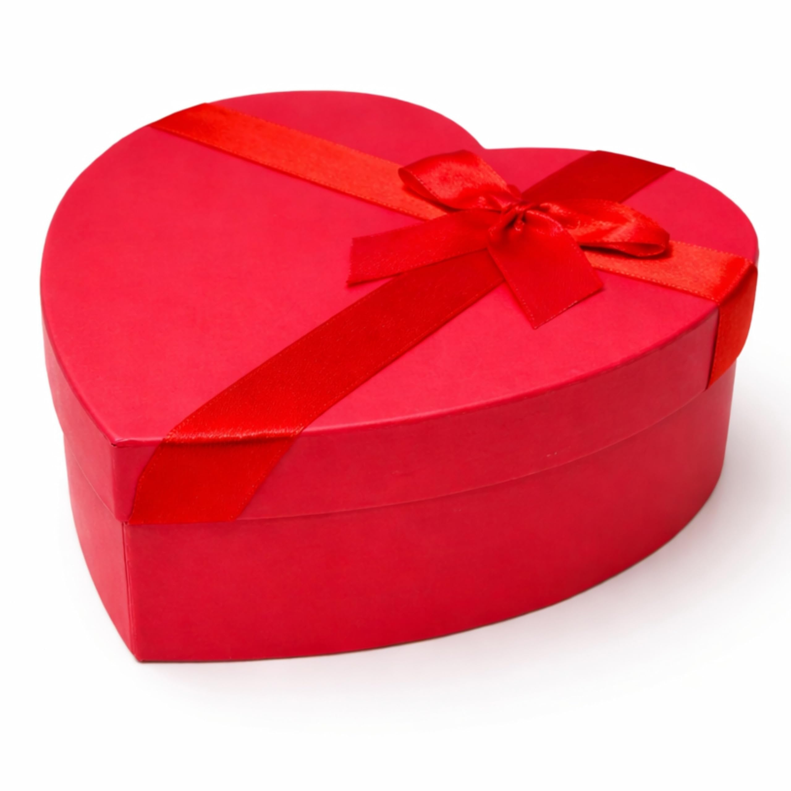Luxury Heart-Shaped Gift Box | Large Red Rigid Decorative Box for Valentine’s, Wedding, Anniversary & Festive Gifting 12x12x4 Inch (Pack of 1)-picture-26