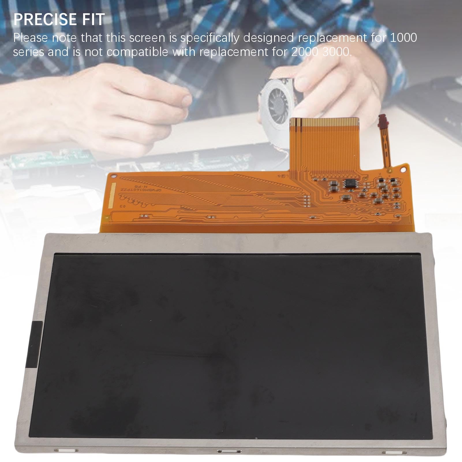 Jectse Sostituzione Schermo LCD Ad Alta sensibilità, Sostituzione Display LCD Retroilluminato per Portatile 1000 1001 1002 1003 1004
