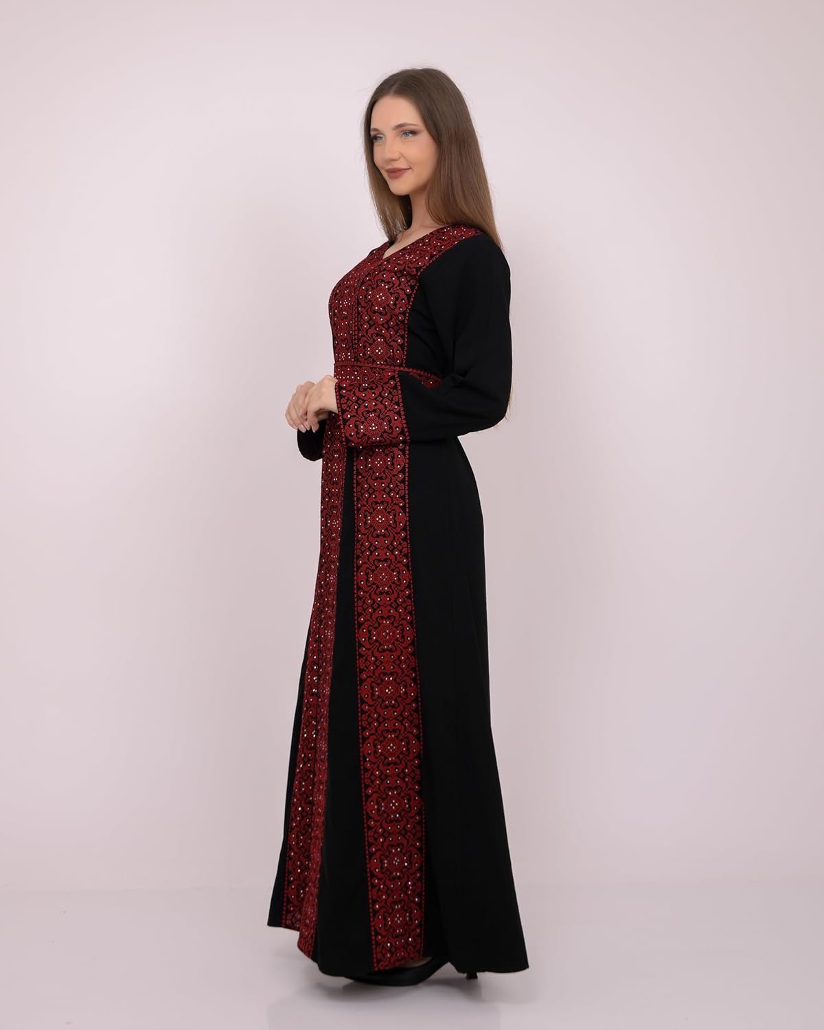 Abayas for Women Muslim - Comfortable Arabic Abaya with Embroidery