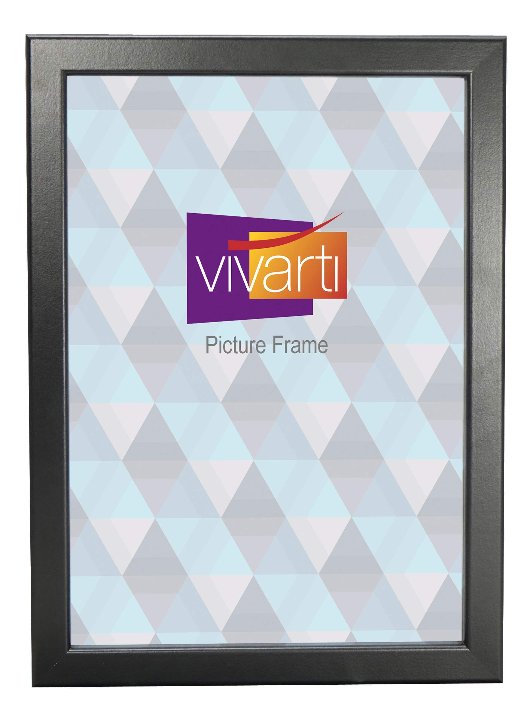 Thin Matt Black Box Picture Photo Frame, A4 Certificate Size, 21 x 29.7cm