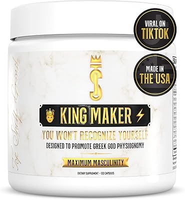 King Maker – 13-In-1 Anabolic Supplement for Men to Increase Stamina, Lean Muscle Growth & Recovery – N.O. Booster with Fa...