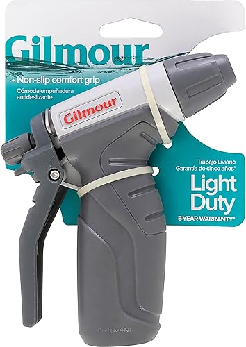 Miniatura 2 de Gilmour Boquilla de manguera de jardín ligera con patrón de pulverización ajustable, boquilla de manguera de agua para regar jardín o césped