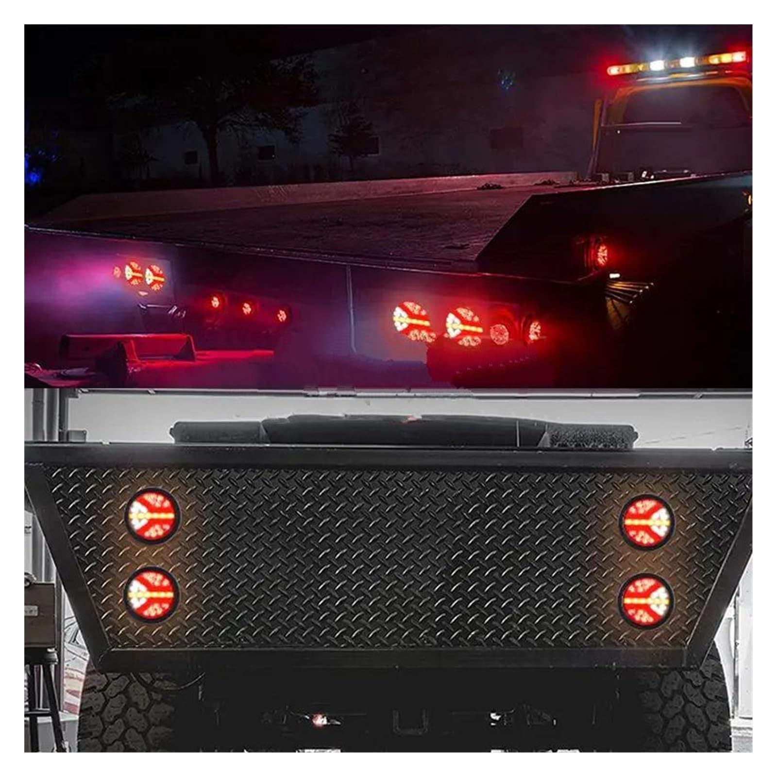 Justech 2 Pezzi Luci Posteriori Omologate E-Mark Fanali - Foto 12