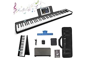FVEREY 88-Key Foldable Piano Keyboard: Portable Musical Magic