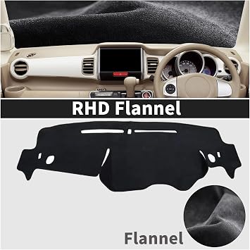 Car Dashboard Cover Compatible With Honda For N-BOX 2017-2020 2021 2022 JF3 JF4 Car Dashboard Cover Pad Dash Mat Sunshade Protective Carpet(RHD Flannel)