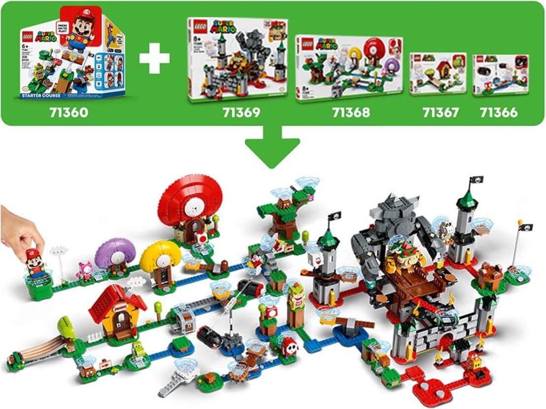 Super Mario King Boo, Super Mushroom Surprise & Super Mario Character Pack Exclusive Building Kit Bundle