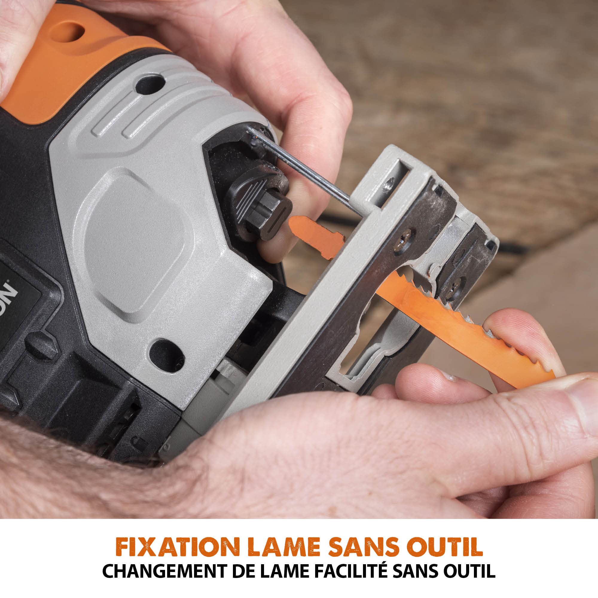 Evolution Scie sauteuse sans fil R90JGS-Li Evolution Power Tools. Comprend 5 lames polyvalentes