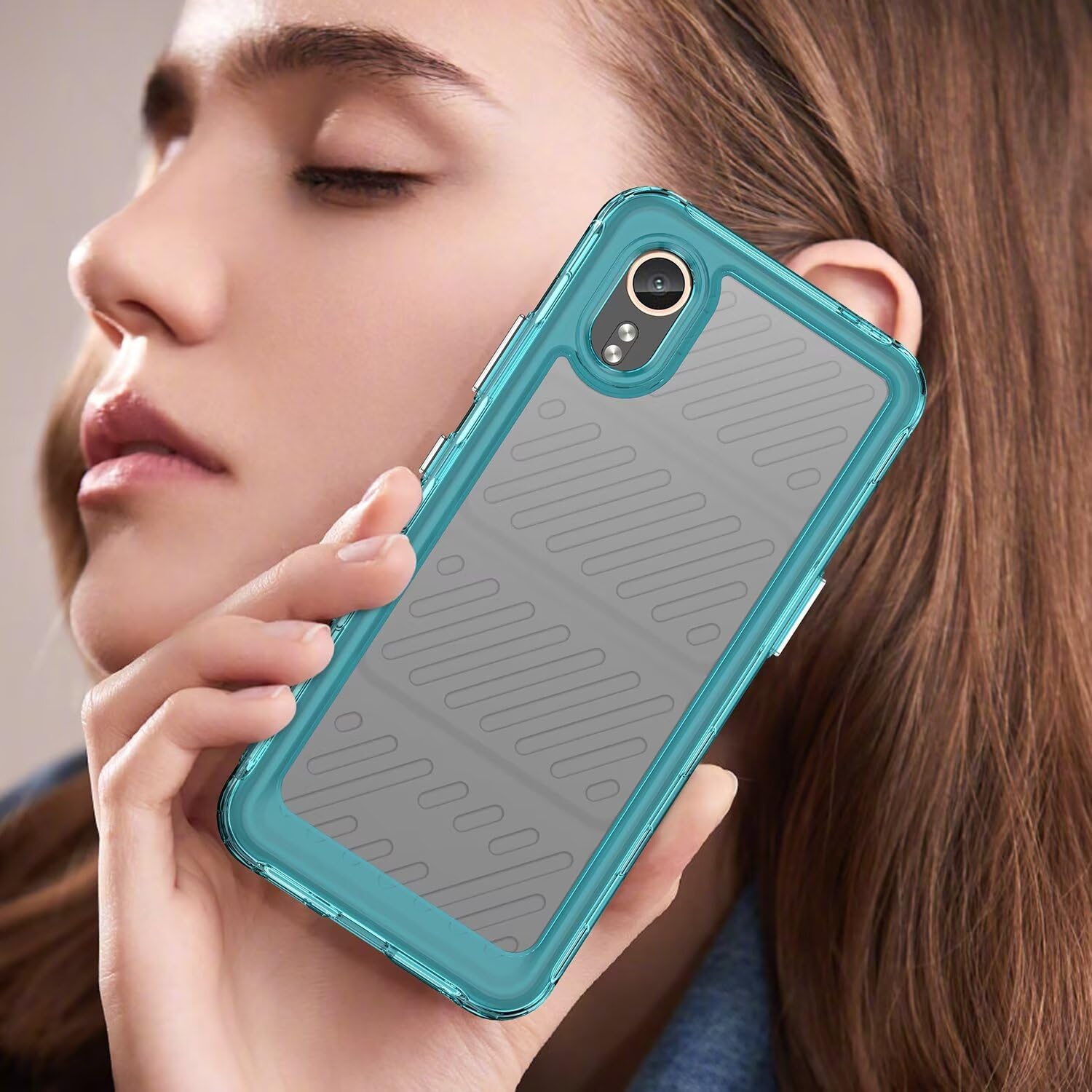 RanTuo Cover per Huawei nova 10, Anti Graffio, Antiurto, PC Rigido, Trasparente, Custodia Protettiva per Huawei nova 10.(Blu Trasparente