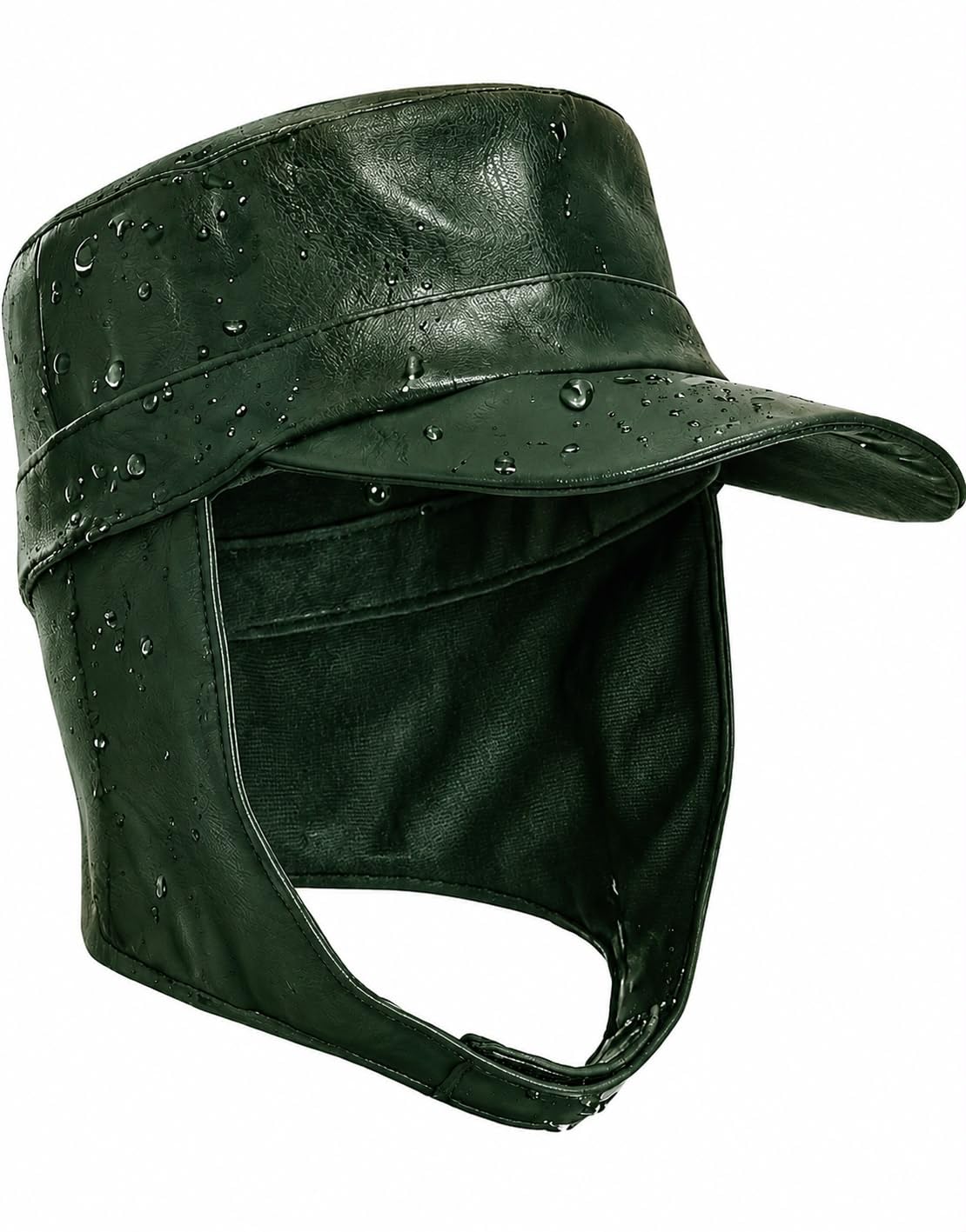 Waterproof Rain Cap with Ear & Neck Cover | Windproof Outdoor Protection Hat for Men & Women-image-3