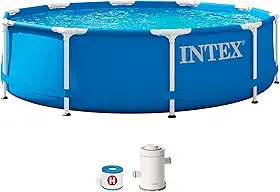 Piscina De Armação Metal Galvanizado 4.485l (bomba Filtro 127v) Intex