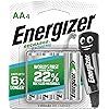 Energizer Accu Recharge Extreme Rechargeable AA Batteries, 4 Pack