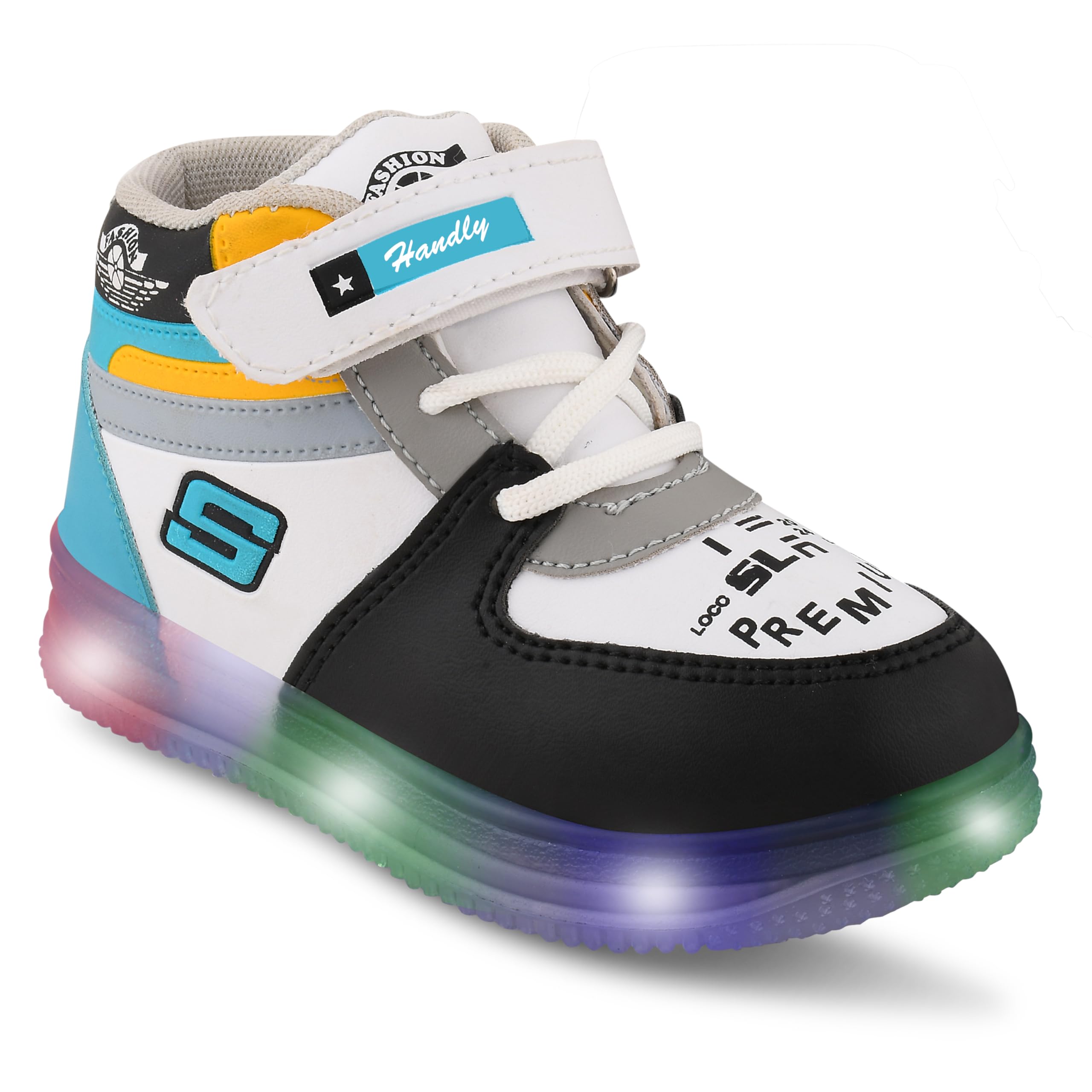 Handy Collection Kids Led Light Shoes, Comfortable Shoes With Led For Boys And Girls (C_Green,3.5-4 Years) (B0CVXP7Q17) Amazon Price History, Amazon Price Tracker