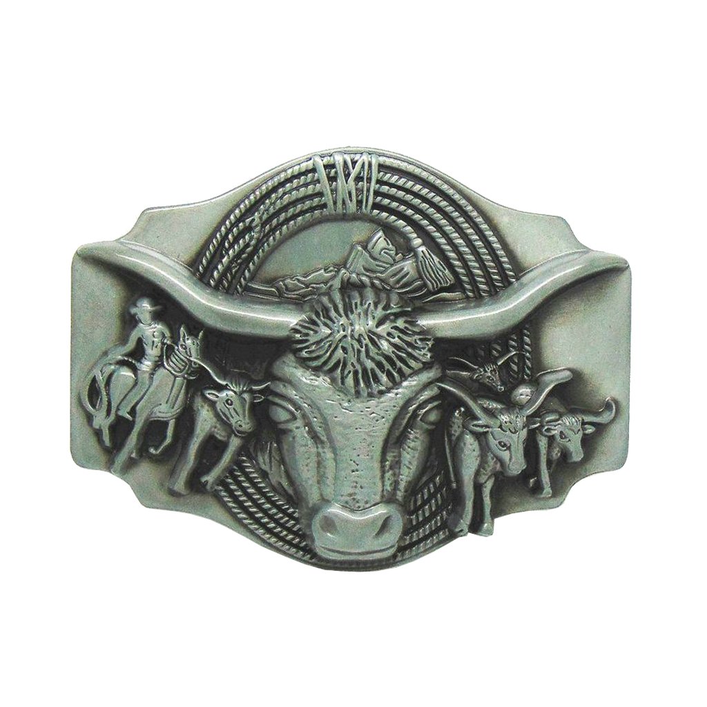 PopEye Indian Longhorn Matador Western Cowboy Belt Buckle For Men Boy