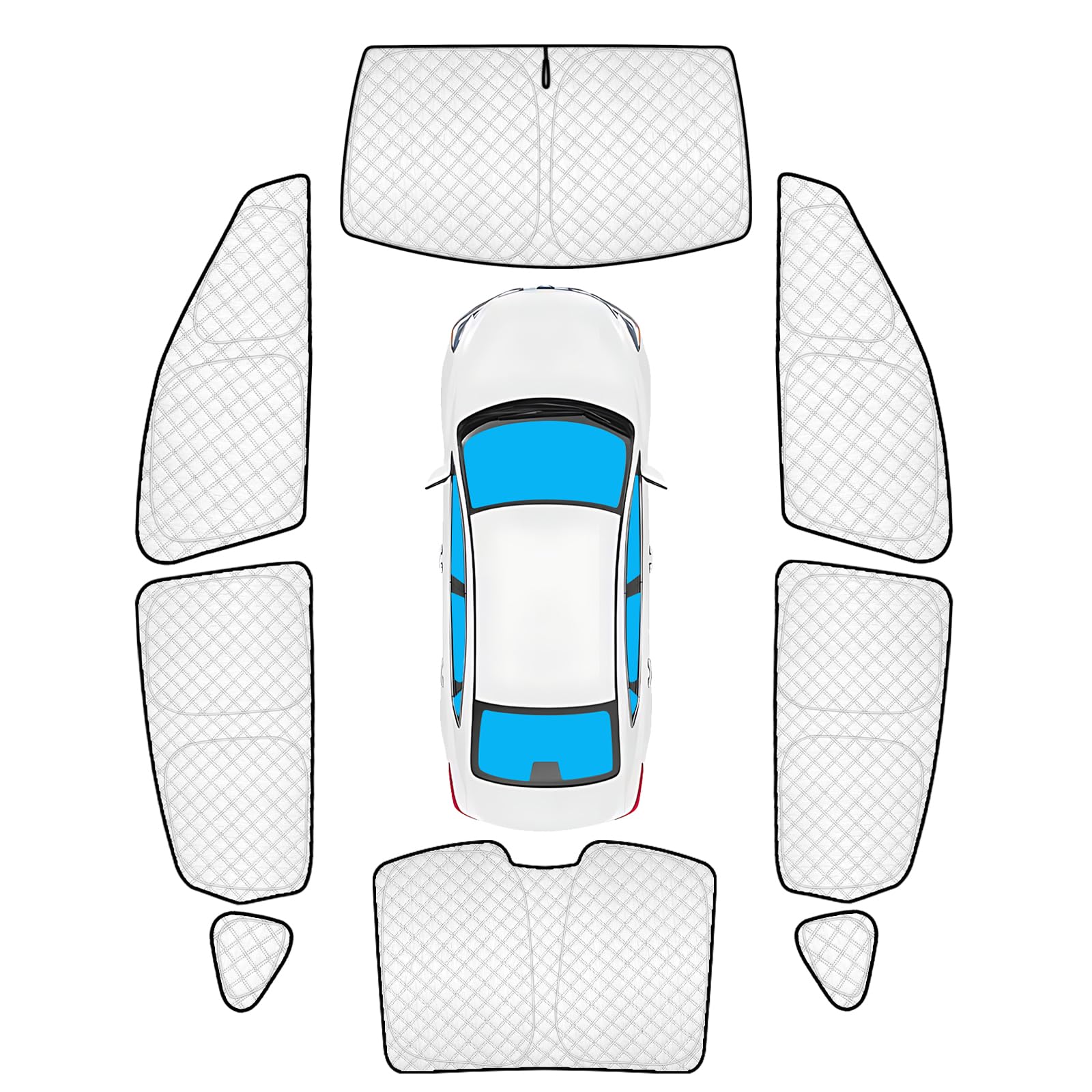 Sun Shades with Side Rear for Nissan Altima 2013-2018 Camping