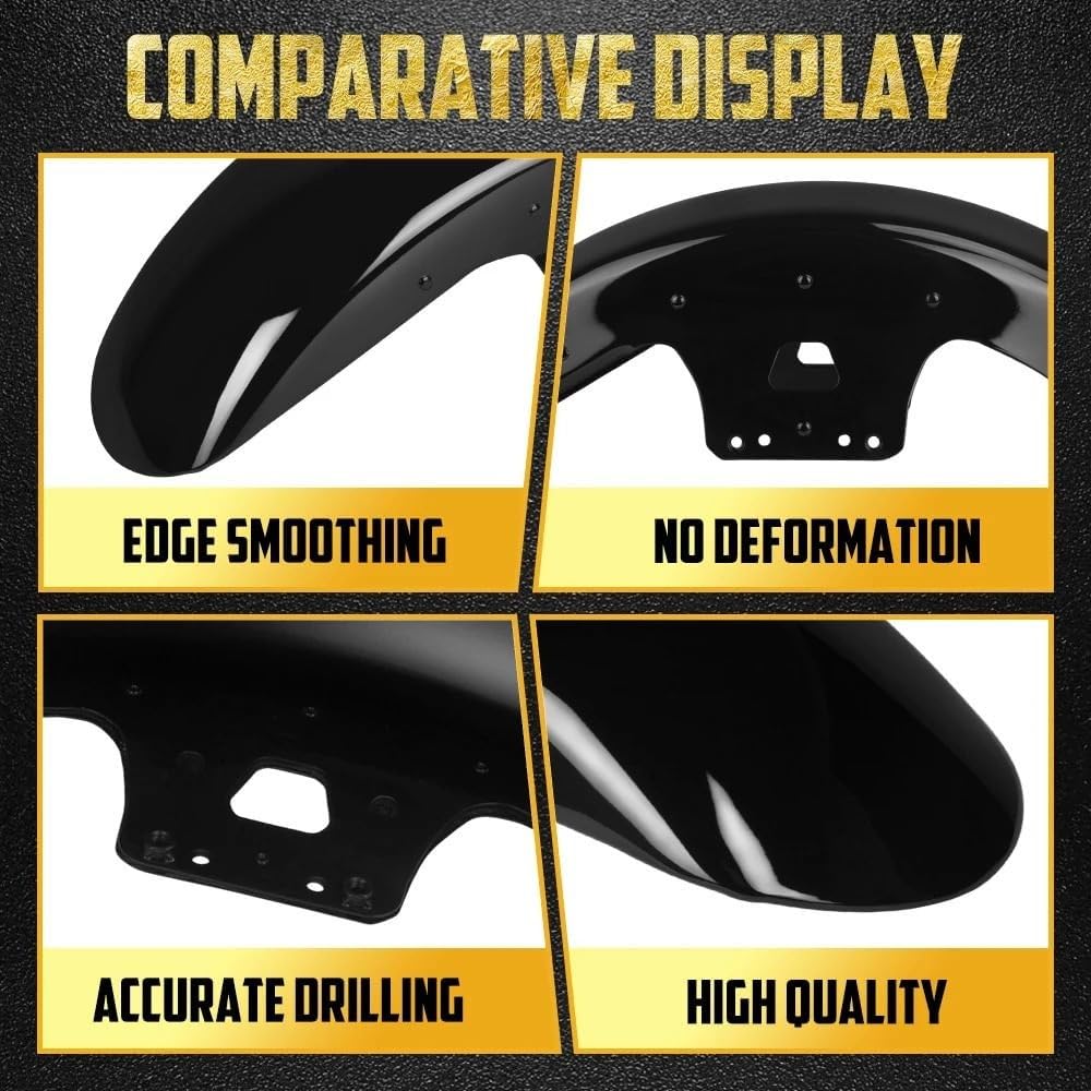 Front Fender Wrap 19'' dla Harley Touring Road King z lat 2014–23
