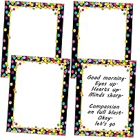 Vista 8 de Qyeahkj 100 hojas de papel de papelería de Navidad de 8.5 x 11 pulgadas, papel de impresora de papel de membrete de caramelo de Navidad, papel