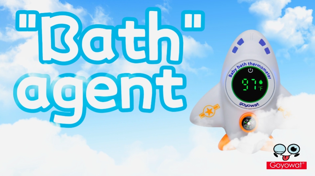 Image of Baby Bathtub Thermometer with LED Display Screen+White Airplane toy-2-in-1 | Color Coded Alarm (Cold /Comfortable /hot) Bath Temperature Monitor, Adorable Floating Toys for Infants, Essential for Babies