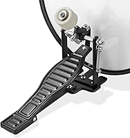 Vista 6 de Gammon - Juego de batería junior de 3 piezas con trono, color rojo, kit completo para principiantes con bombo, toms, platillo, pedal y baquetas