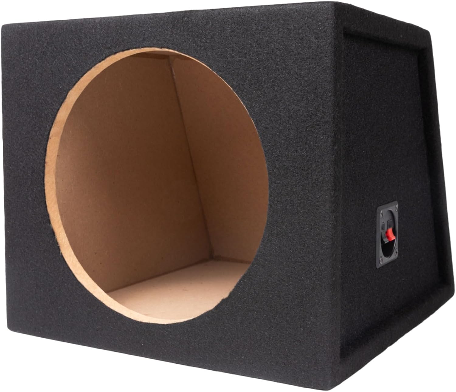 Hifonics Maxxlink MBP-110 10 Inch Single Sealed Subwoofer Enclosure, Universal Fit Sub Box with UV Treated Carpet for in-Car Audio Systems, Black