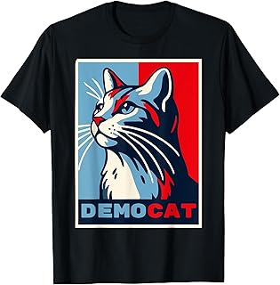 Democat Funny Democrat Party Political LIberal Feminist Joke Men Women T-Shirt