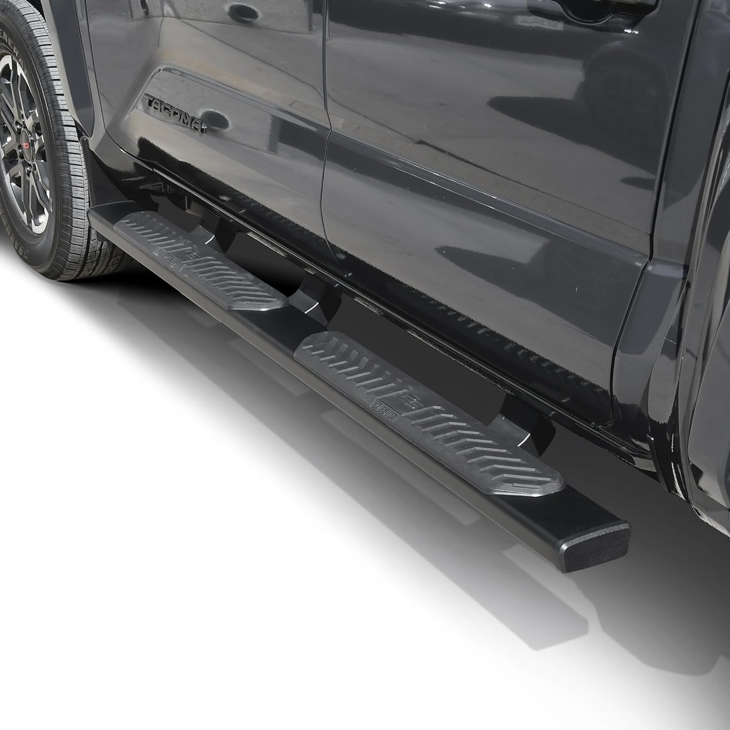 Westin 28-52785 R5 Nerf Step Bars fits 2024 Tacoma Double Cab Textured Black 1 Pair