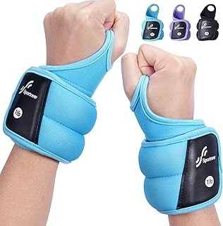 Sportneer Wrist Weights with Thumb Loops Lock for Men Women