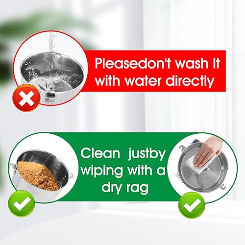 Miniatura 6 de Molinillo de grano comercial de 26.46 oz, molino eléctrico resistente de 2000 W para café, especias, nueces y granos, 28000 rpm, acero inoxidable