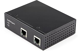 StarTech.com StarTech.com Industrial Single Port Gigabit PoE Extender - 60W 802.3bt PoE/PoE+/ PoE++ - 100m/ 330ft - Power Over Ethernet Network Range Extender - IP-30 - -40C to +75C (POEEXT1G60W)