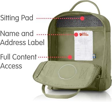 Fjallraven, Unisex, Kanken, Mini Green, One Size