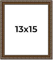 Vista 330 de Marco de fotos completo de madera dorada envejecida de 16 x 20 pulgadas con plexiglás acrílico UV, parte trasera de tablero de espuma y accesorios