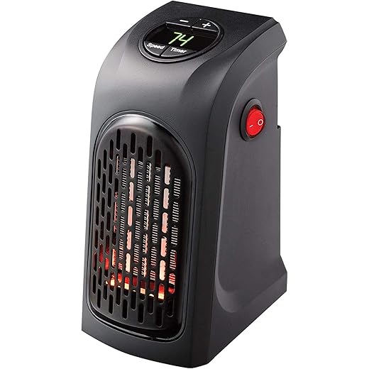 RADHEY Small Electric Handy Room Heater Compact Plug in The