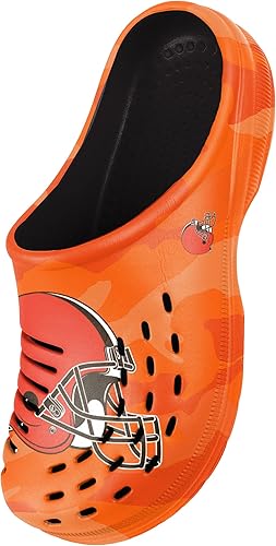 Miniatura 502 de FOCO - Sandalias de agua de jardín con logotipo de equipo de la NFL, para hombre Camuflaje tonal,logotipo grande de bloque