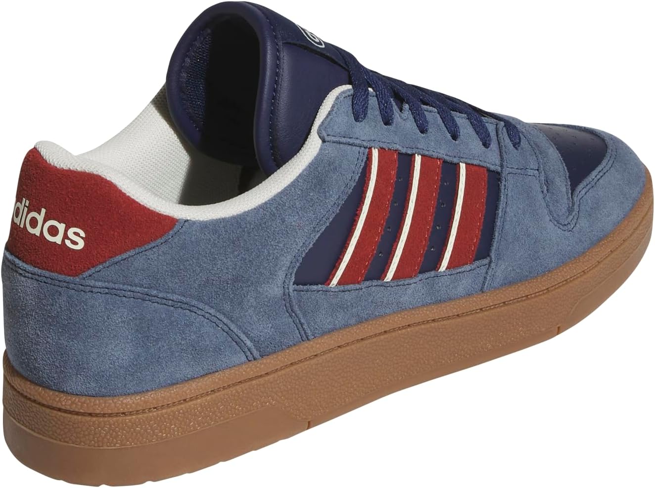 adidas Mens Break Start Premium Low Lace Up Sneakers Shoes Casual - Black