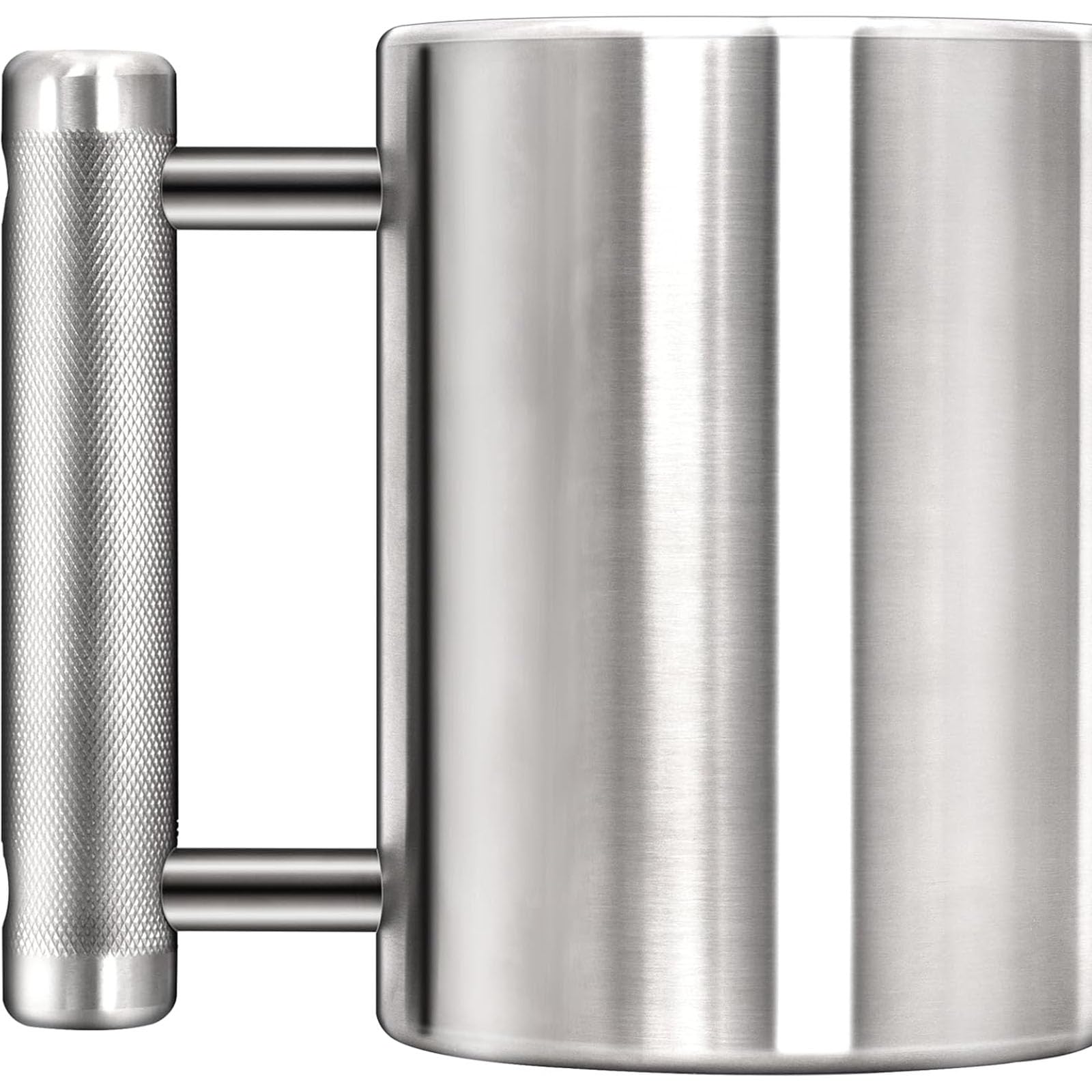 Taza De Café Pesada, Taza Pesada, Tazas Con Mancuernas De Acero Inoxidable 304 Plateadas, Botella Pesada Antideslizante, Entrenamiento Físico Con Cerveza, Tazas Con Mancuernas, Taza De Agua Deportiva