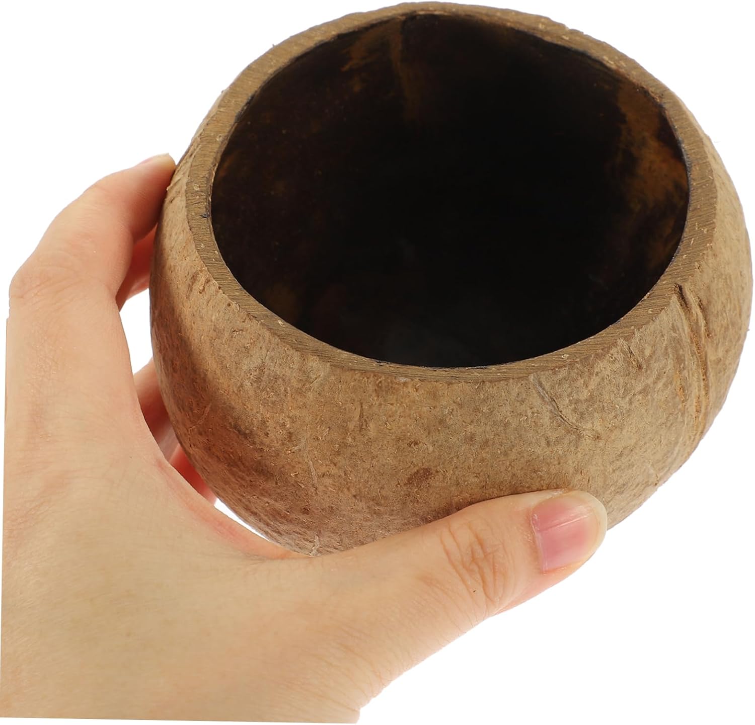 Coconut Shell Candle Bowl Decorative Holder for DIY Candle Making