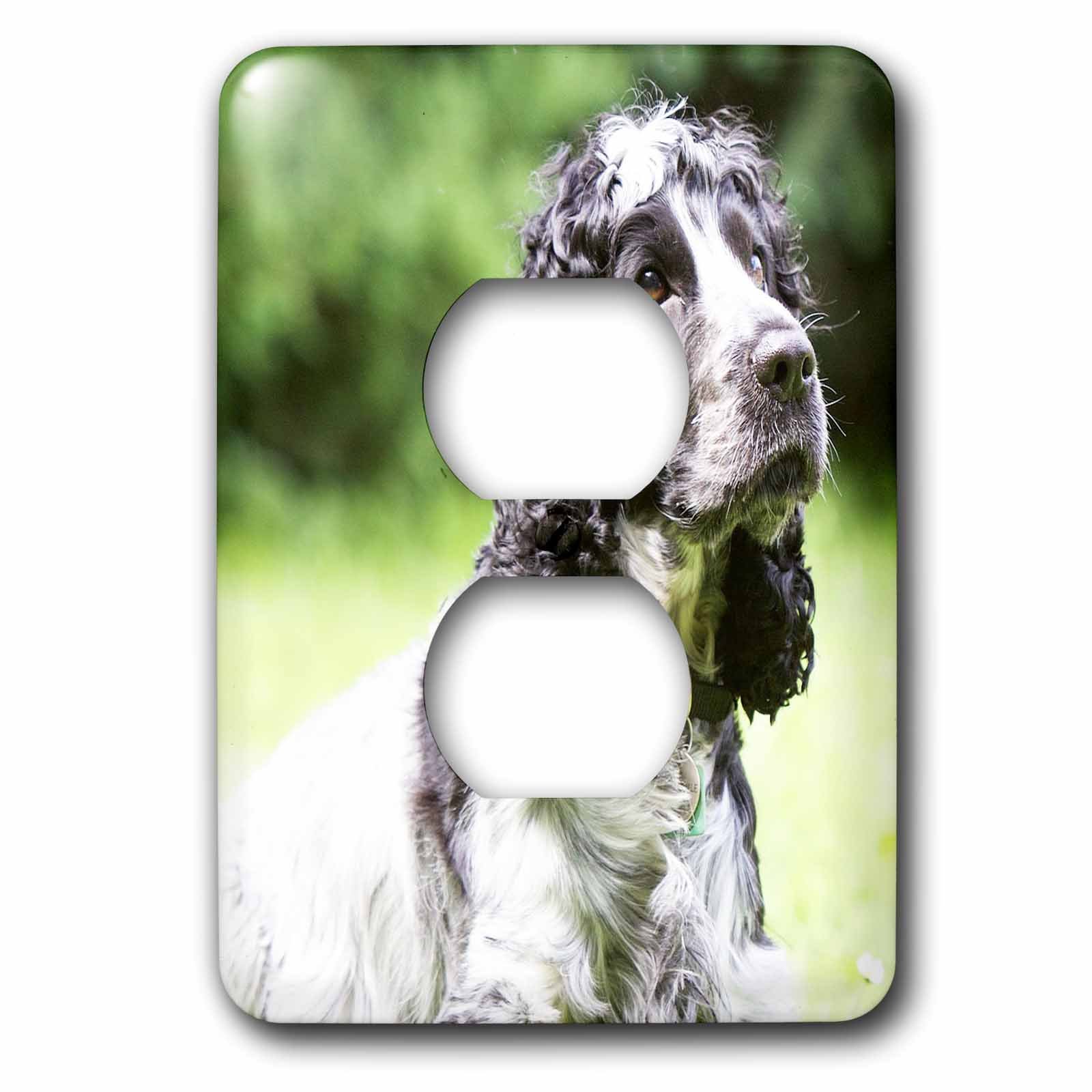 Cocker Spaniel bouchon de prise déco chien de famille original