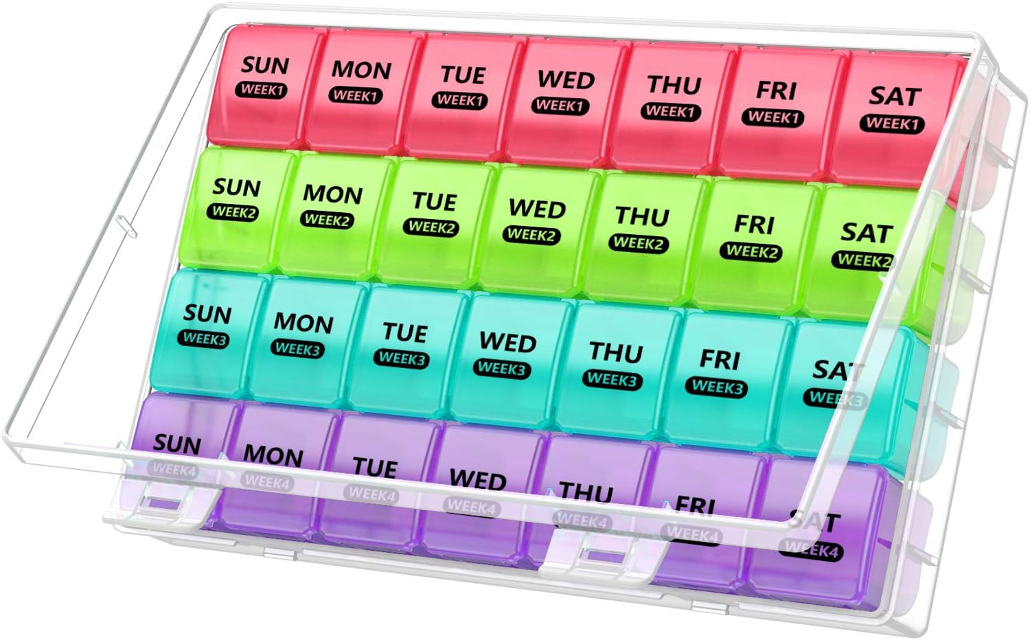 Monthly Pill Organizer Once a Day 30 Day Pill Organizer