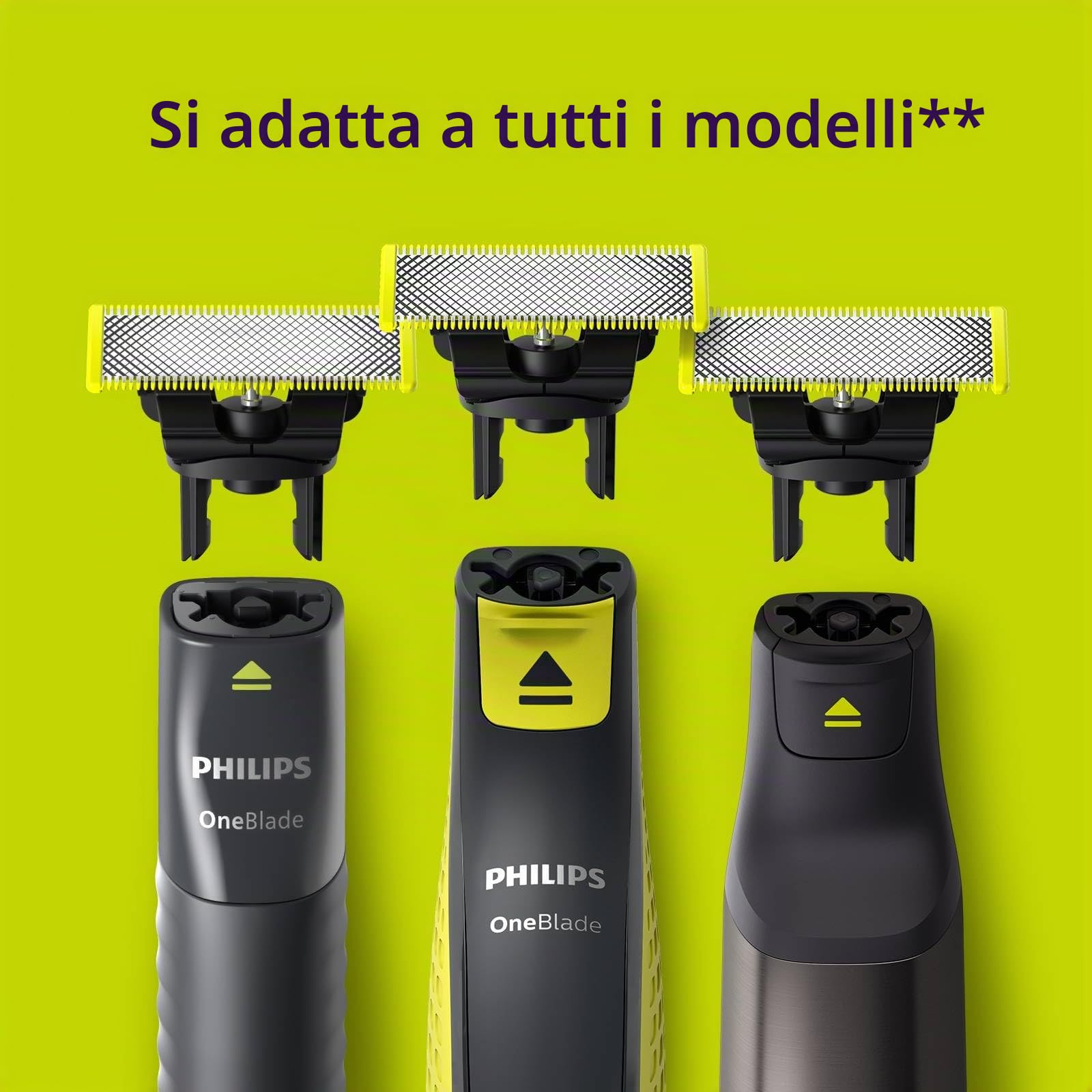 Philips OneBlade - Lama di ricambio originale, 2 pezzi QP220/51