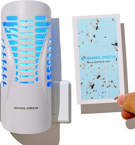Shieldeck Trampa para insectos voladores, trampa para moscas de interior, trampa para mosquitos y trampa para mosquitos, matamoscas de la fruta y