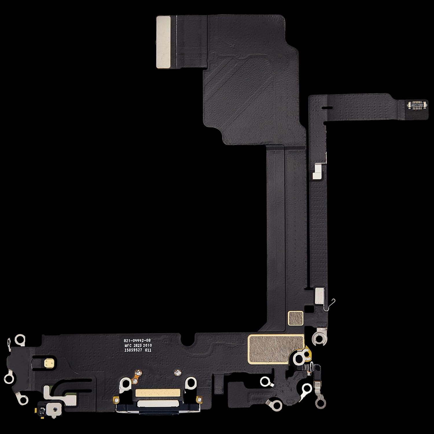 Best Shopper - Replacement Charging Port Flex Cable Compatible with iPhone 15 Pro Max (Premium) (Blue Titanium)