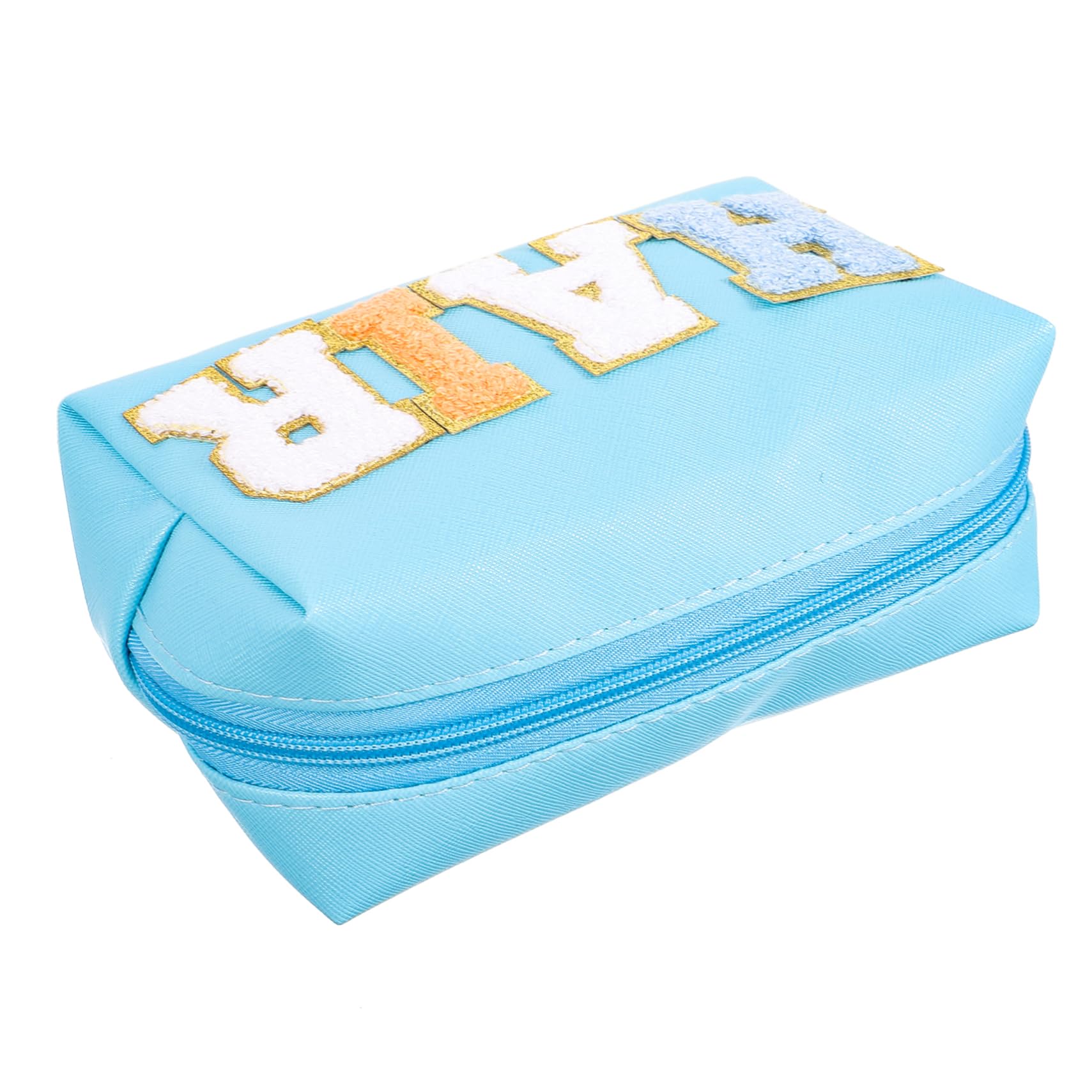 MAGICLULU Lot De 4 Trousses De Toilette À Fermeture Éclair Trousse De Maquillage De Voyage Organisateur De Cosmétiques Pochette De Rangement Portable Lettre