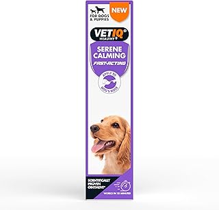 VetIQ Serene Beruhigungssalbe (50 g) Beruhigungsprodukte für Hunde bei Feuerwerks- und Trennungsangst, schnelle Angstlinderung für Hunde und Welpen product image